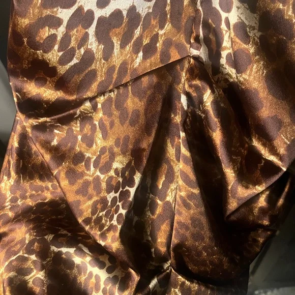 NWT Nicole Miller leopard print dress - Picture 7 of 11